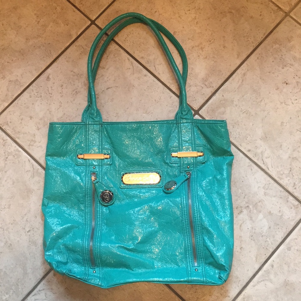 Teal purse